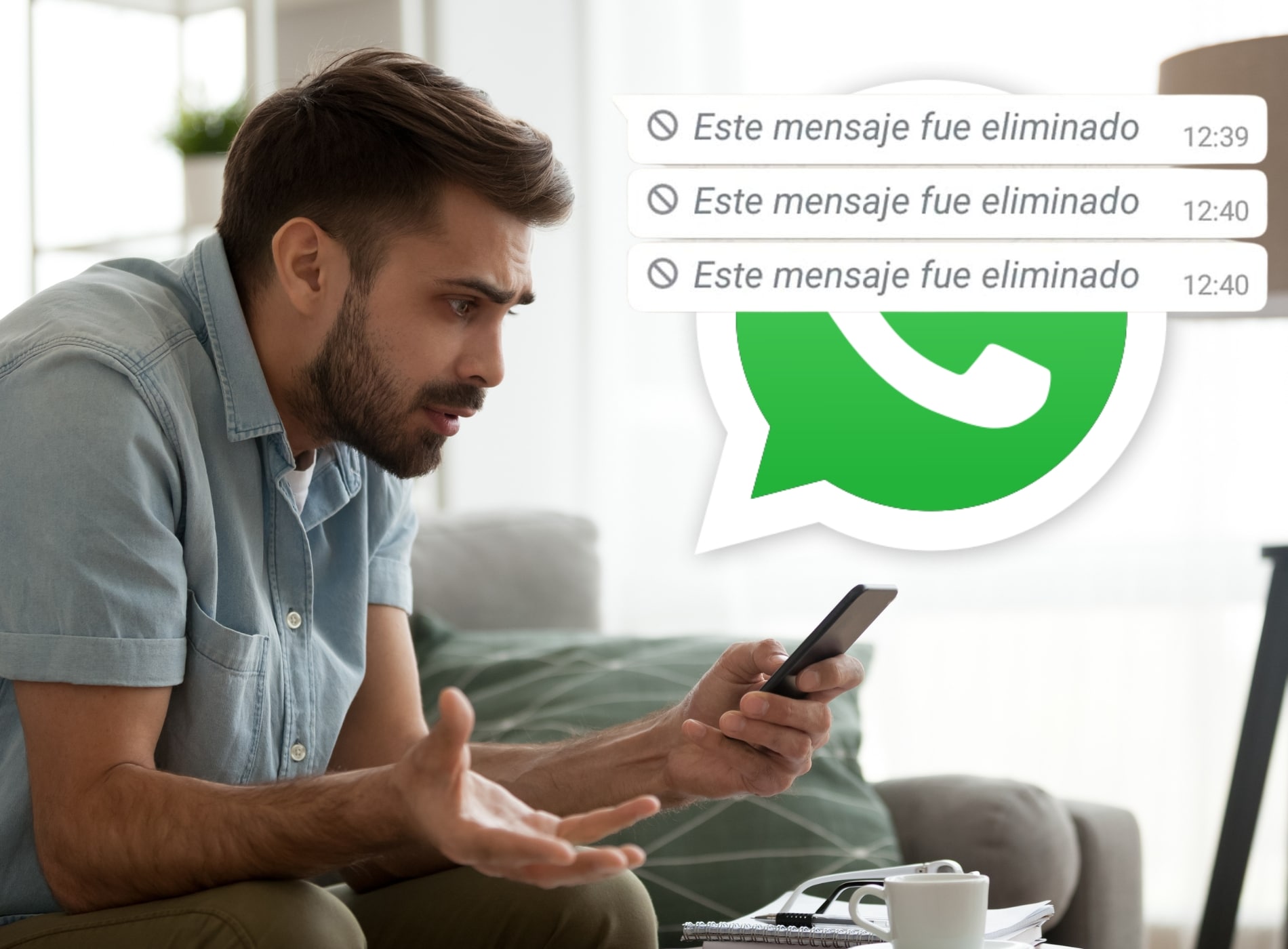 Cómo saber si han borrado mensajes de WhatsApp