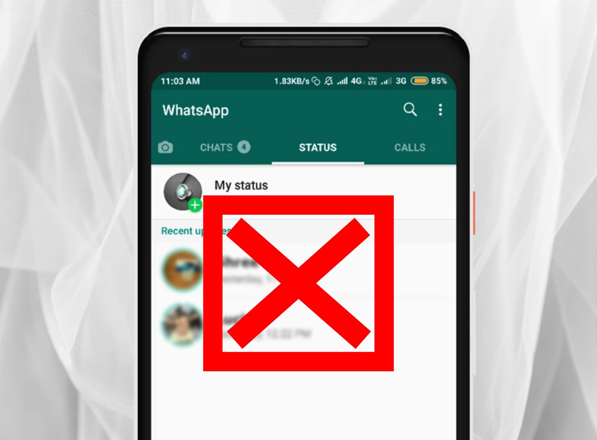 Por qué no pueden ver mis estados de WhatsApp