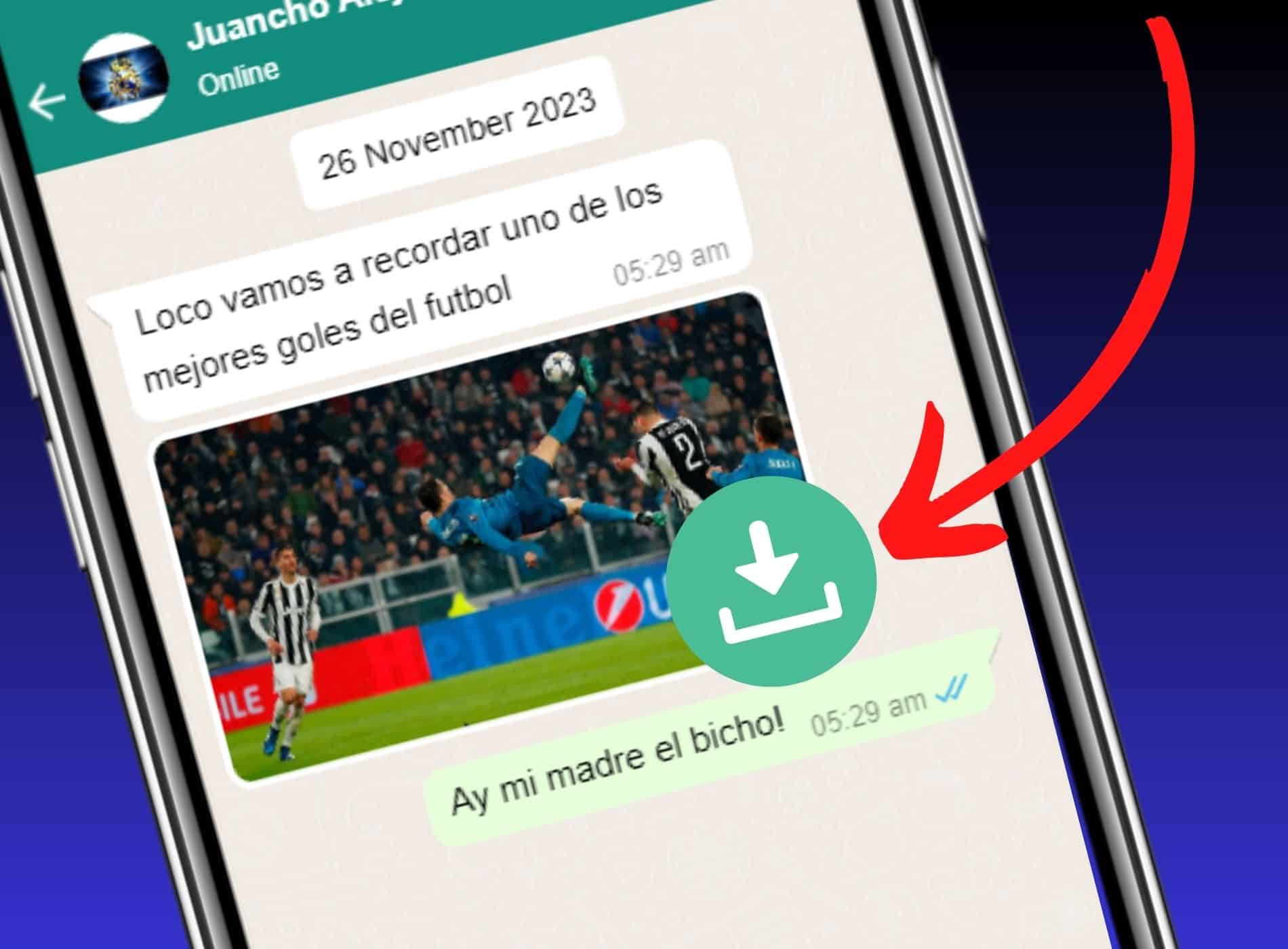 Quitar descarga automática WhatsApp