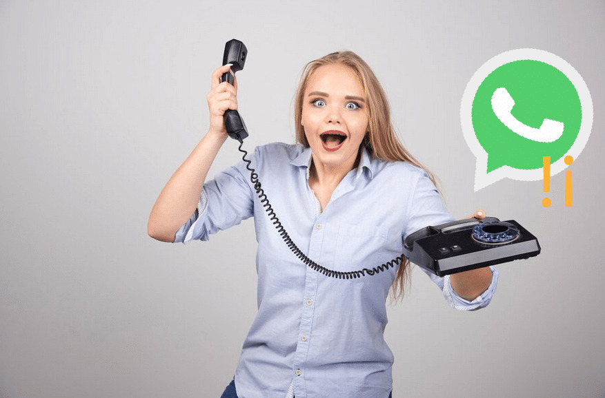 WhatsApp con teléfono fijo