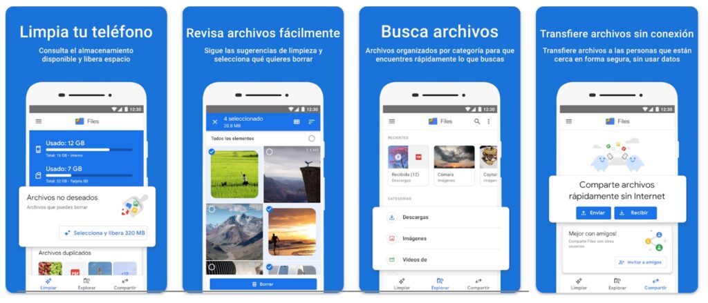 administrador de archivos para android