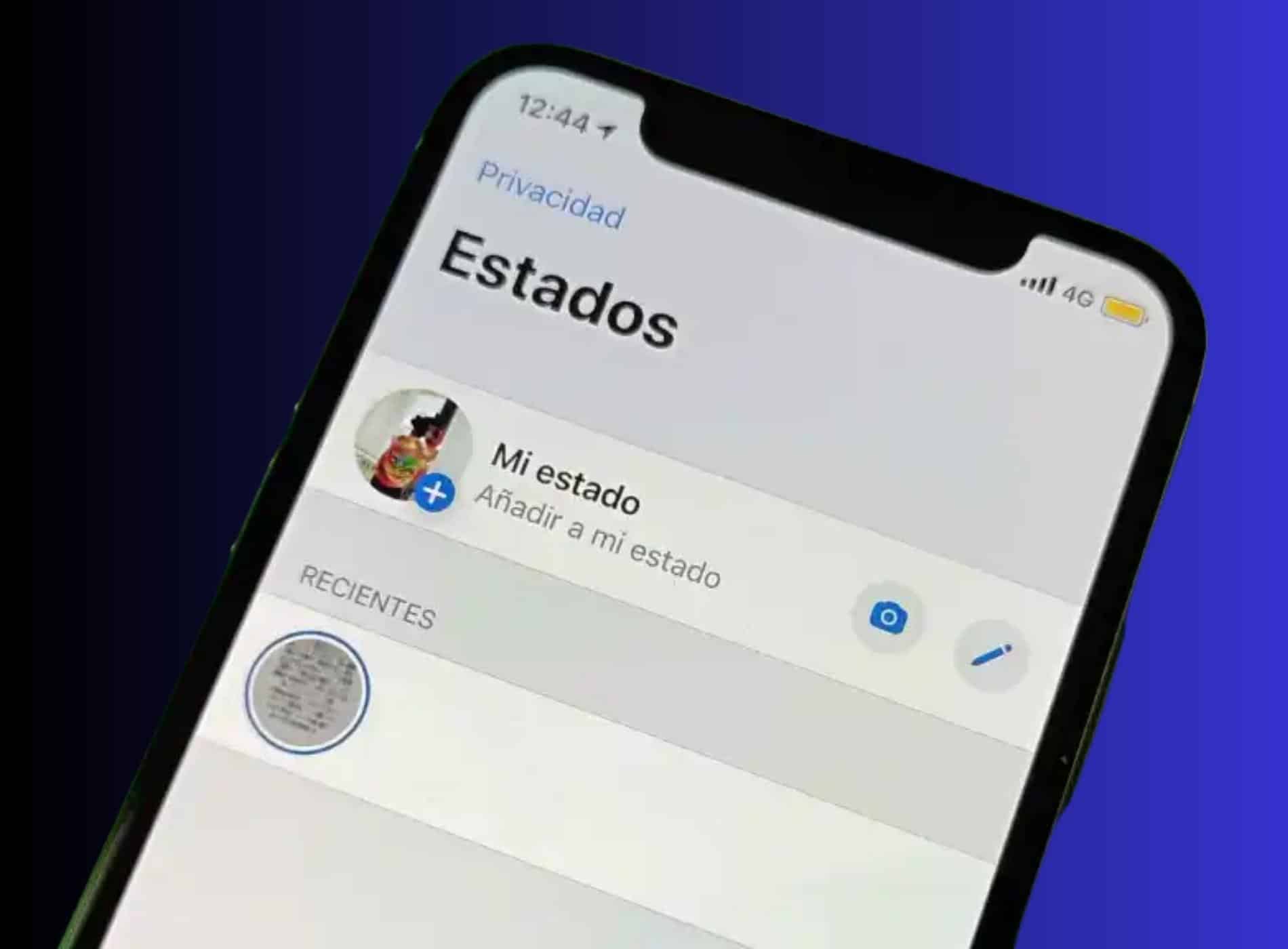 bloquear estados de WhatsApp