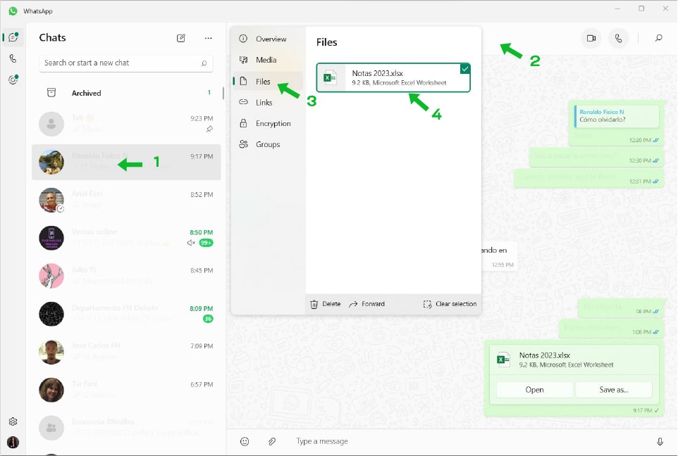 cómo acceder a los archivos ocultos de WhatsApp desde tu PC