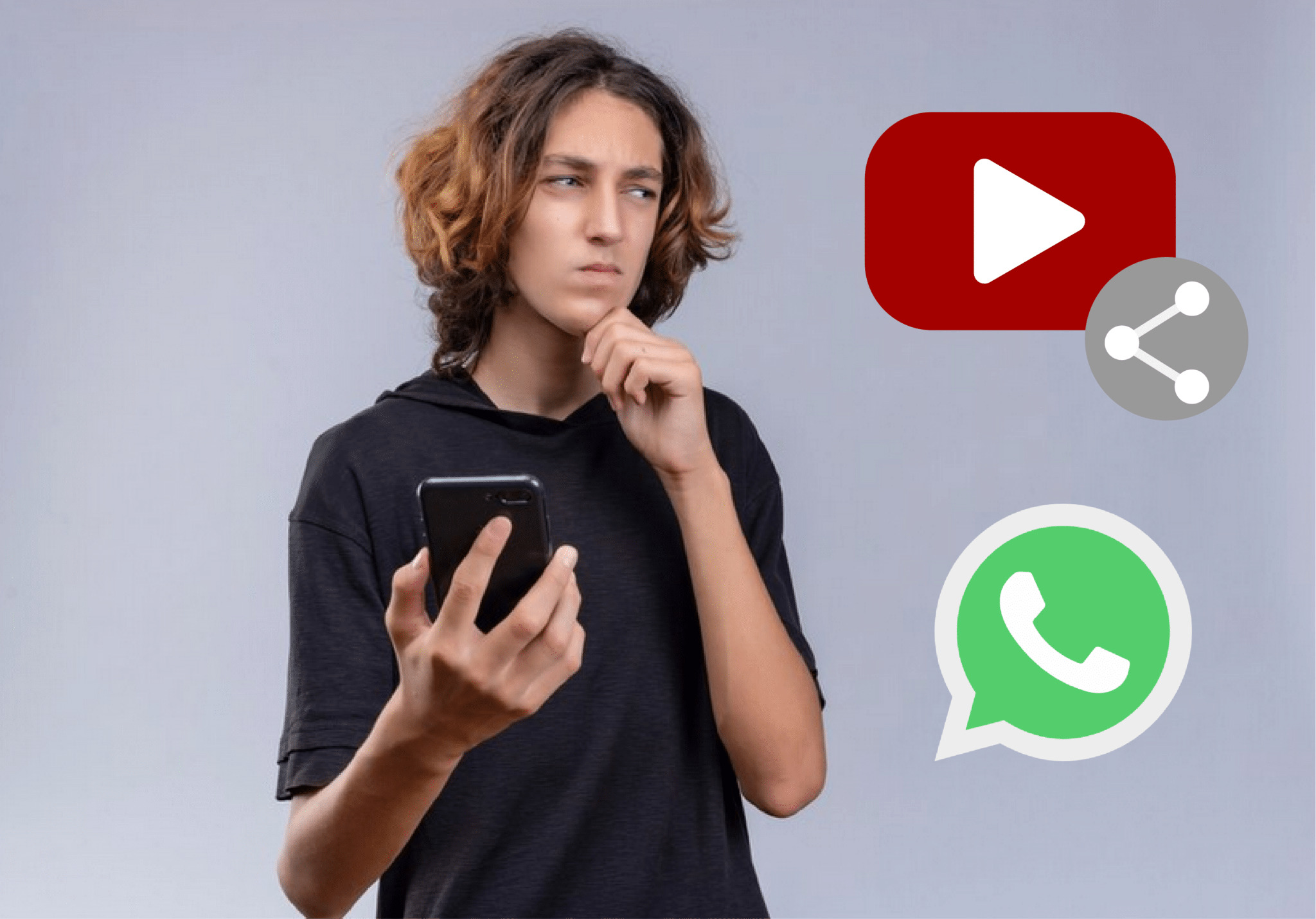 como compartir videos de youtube en whatsapp