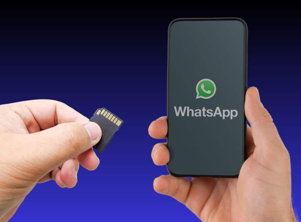 configurar WhatsApp para guardar archivos en memoria SD
