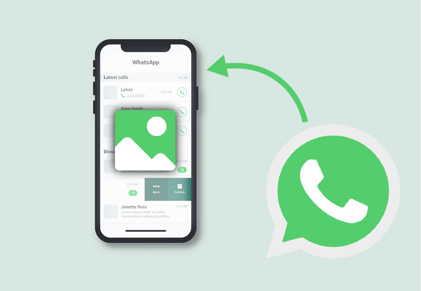 dónde se guardan los archivos de WhatsApp en iPhone