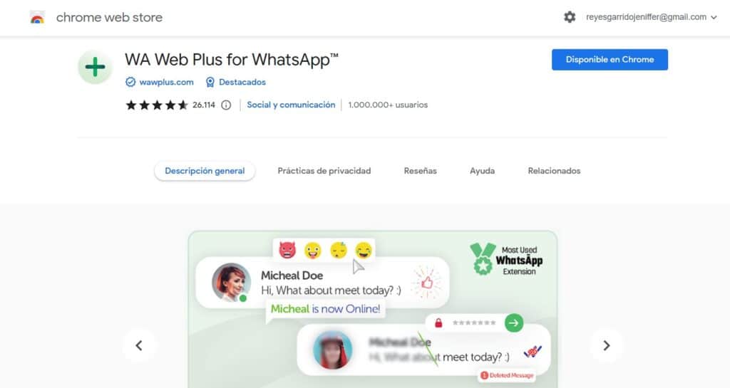 guardar fotos de whatsapp  web automáticamente