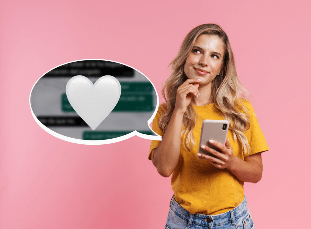 Consejos prácticos al usar el corazón blanco WhatsApp