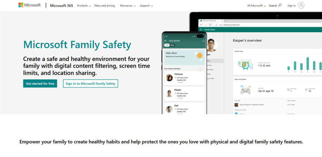 Microsoft Family Safety