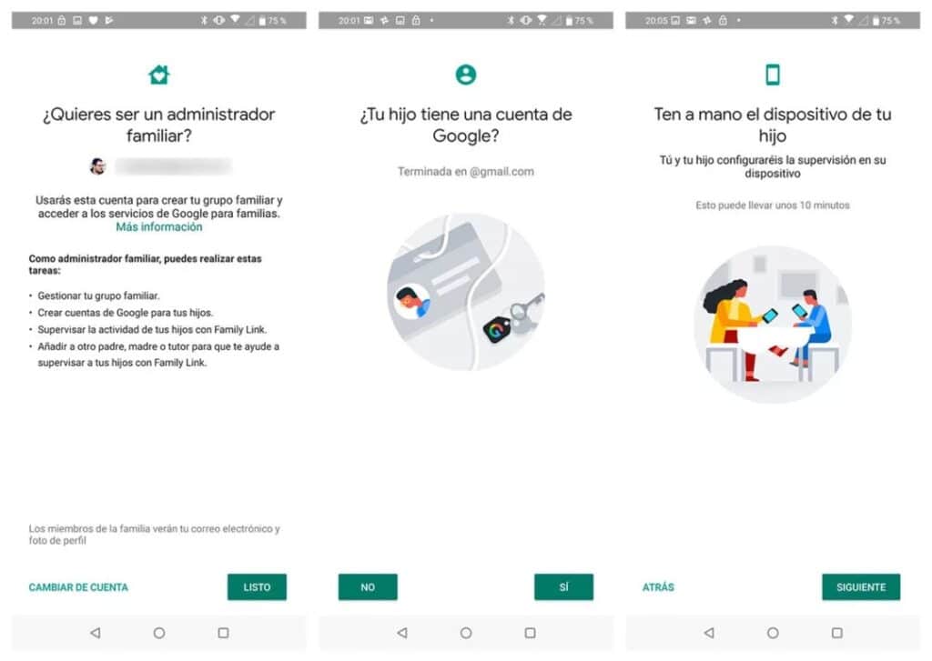 bloquear aplicaciones family link