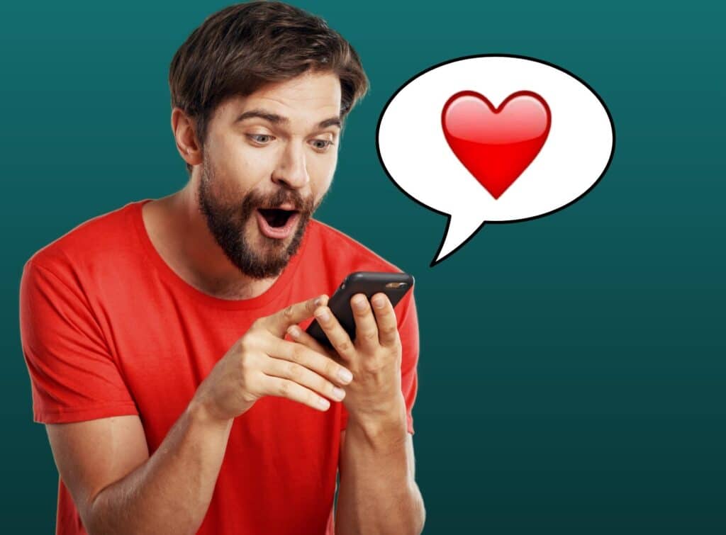 significado corazon rojo en whatsapp