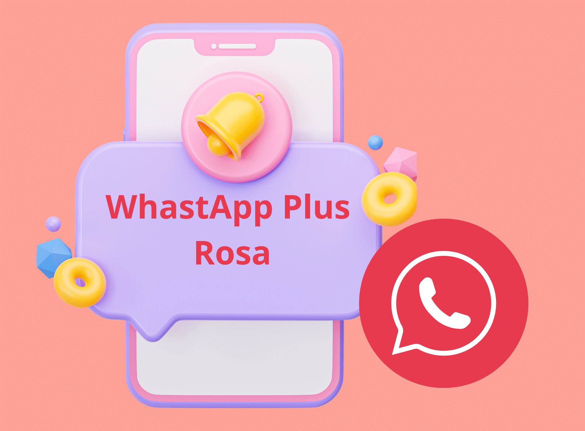WhatsApp Plus Rosa