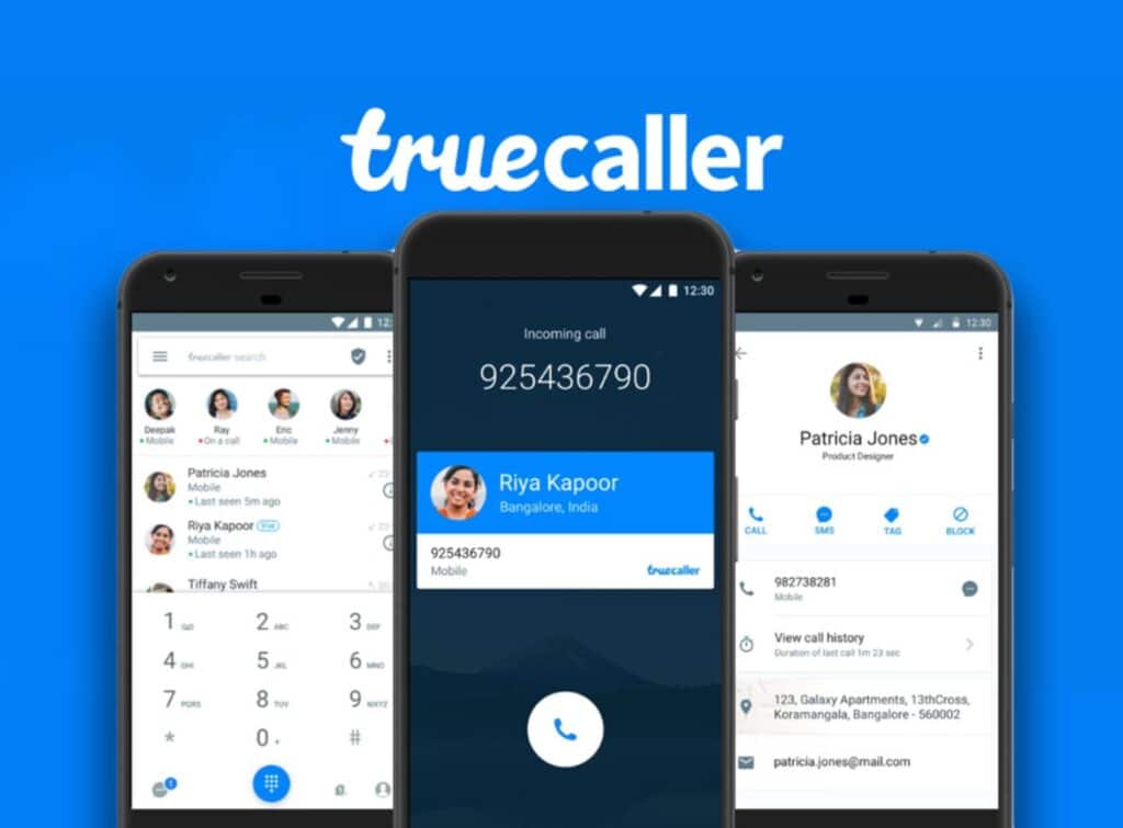 Truecaller para localizar móvil por número de teléfono gratis