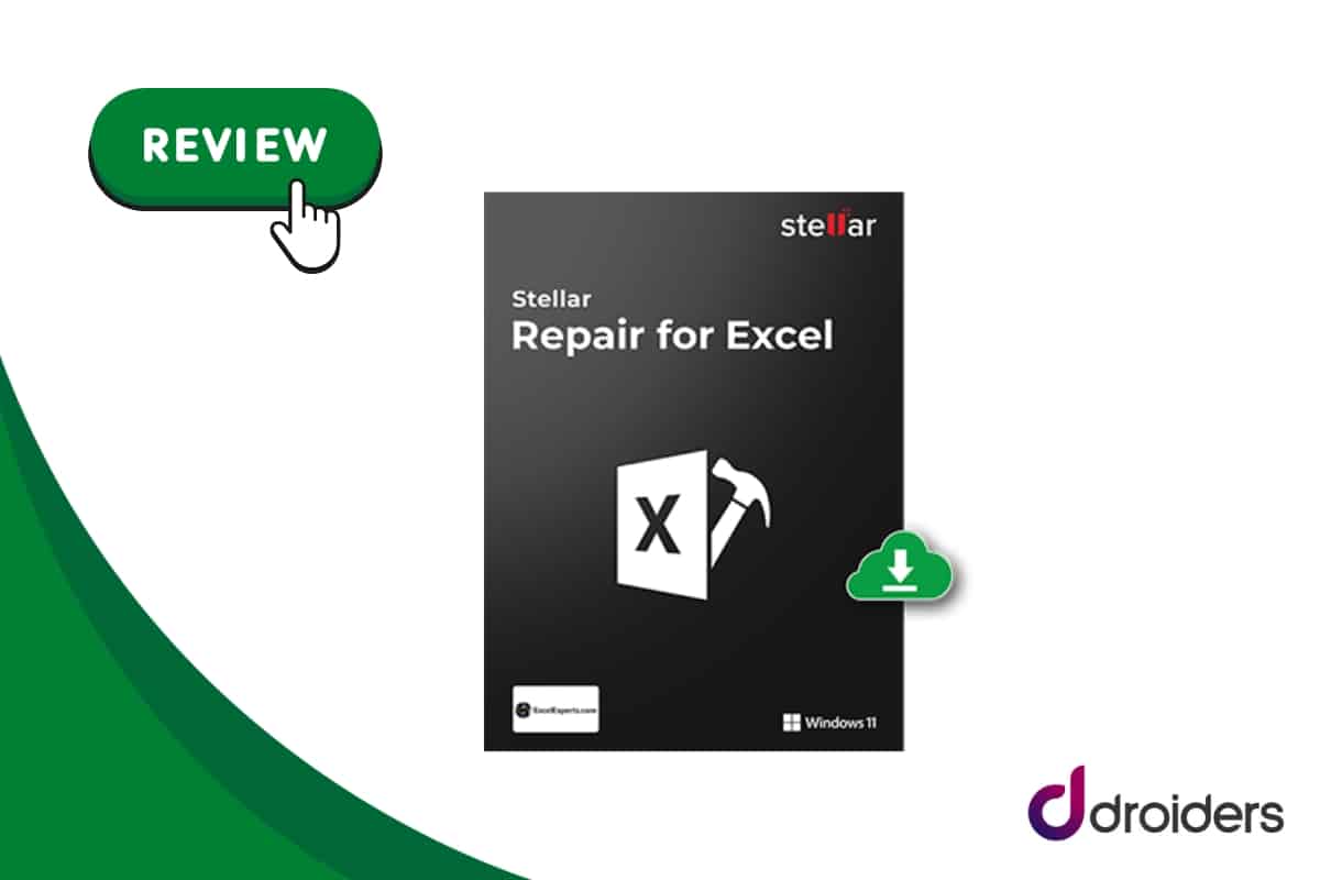 Stellar Repair for Excel presentación de review en Droiders.com
