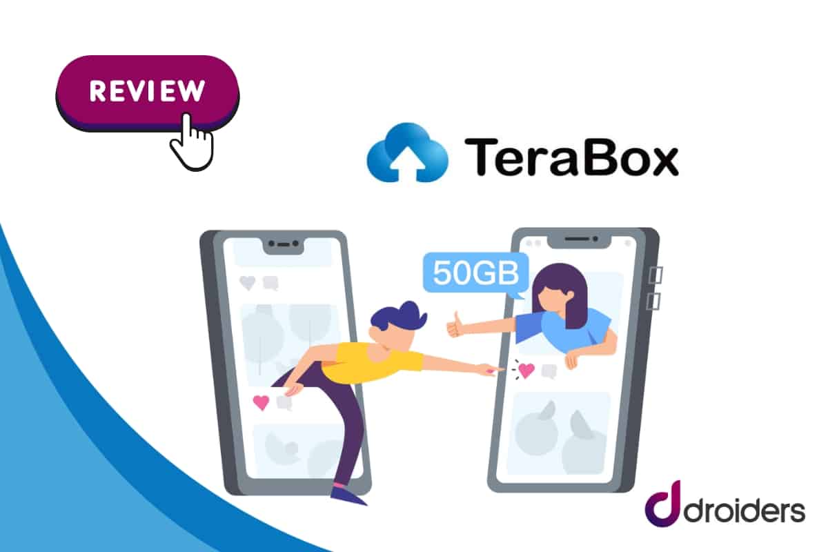 Terabox Presentación de Review en Droiders.com