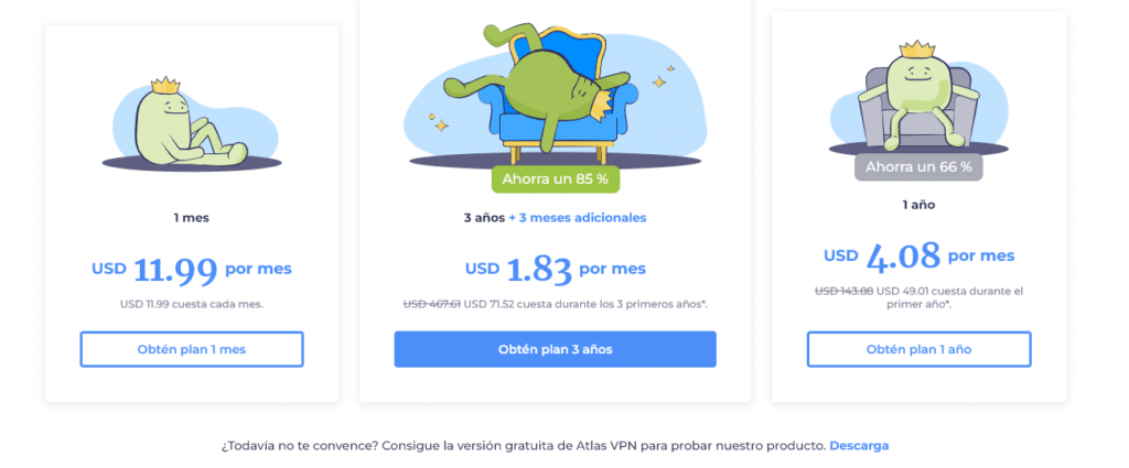 atlas vpn planes y precios