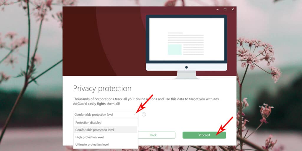 configurar protección en adguard