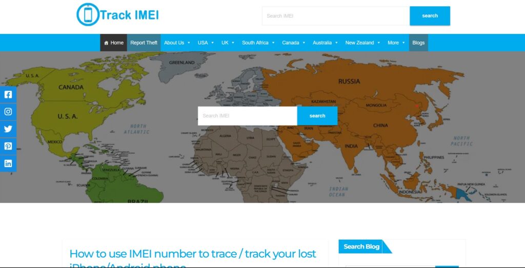 Track IMEI