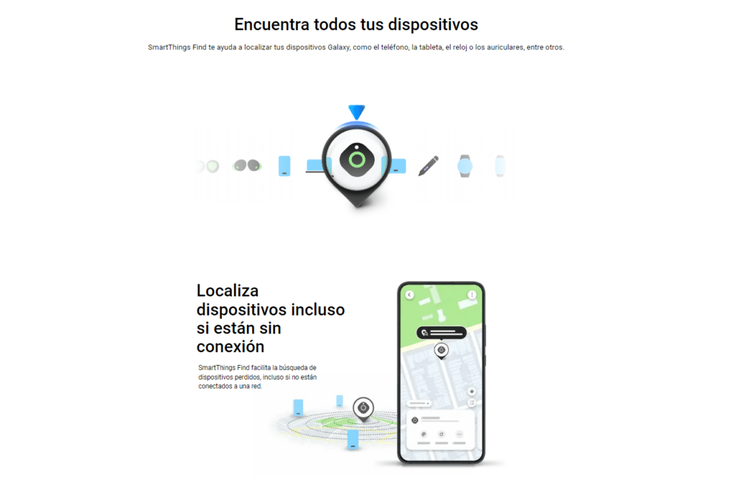 SmartThings Find para encontrar celular perdido