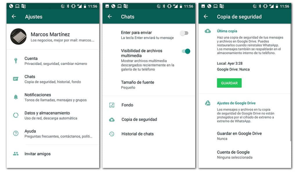 Recuperar conversaciones de whatsapp android a ios