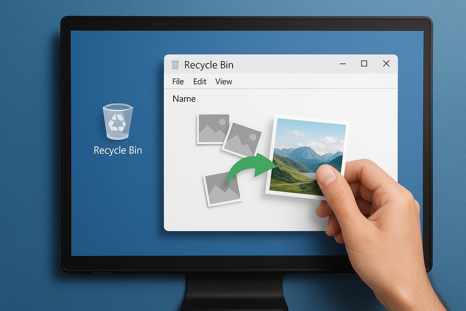 recuperar fotos borradas papelera reciclaje windows